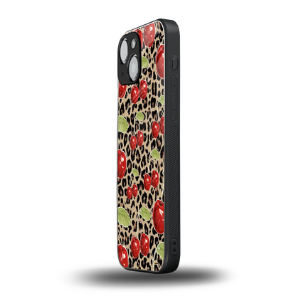 Wild Cherries iphone 13 mini mobile cover | shockproof glass phone case
