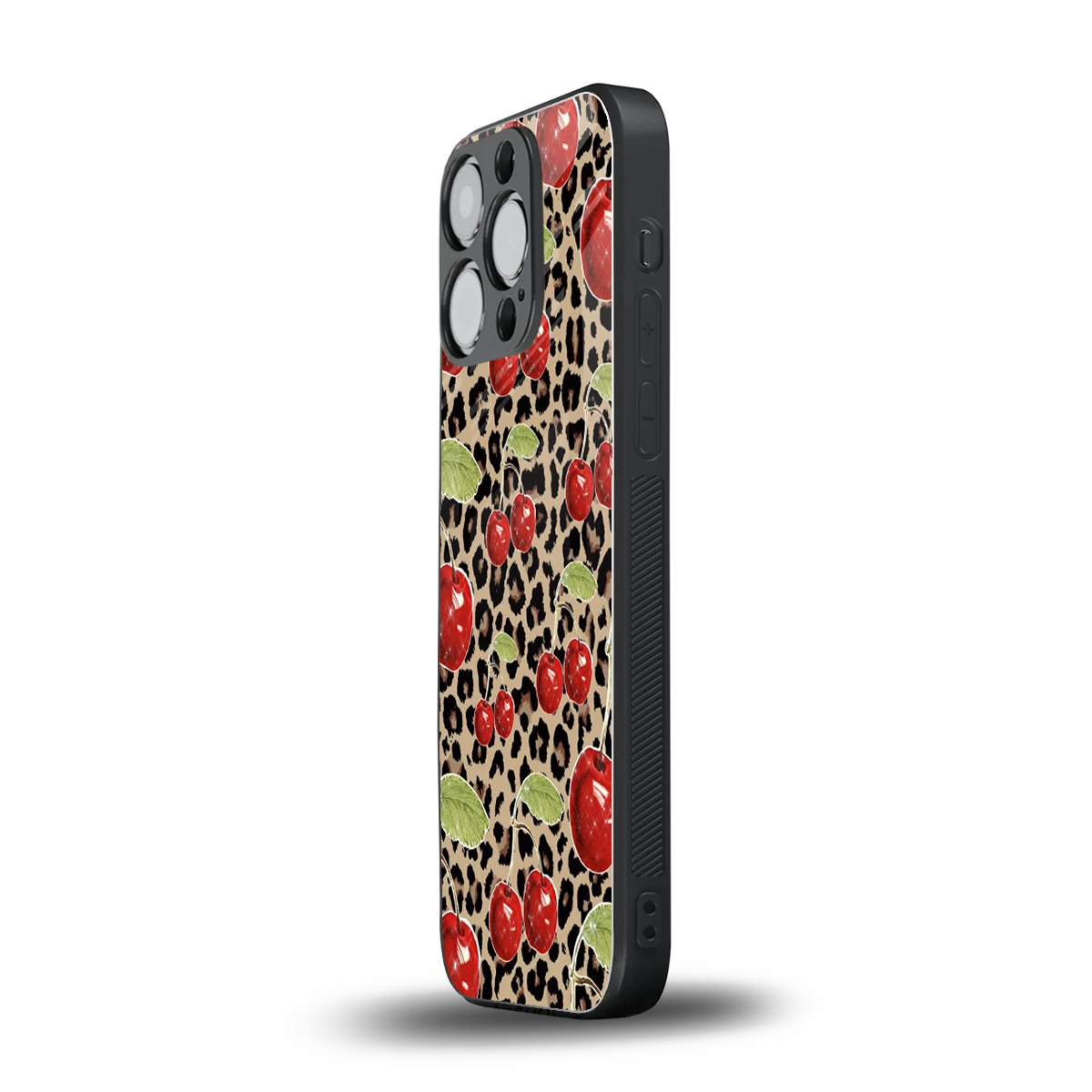Wild Cherries iphone 13 pro mobile cover | shockproof glass phone case