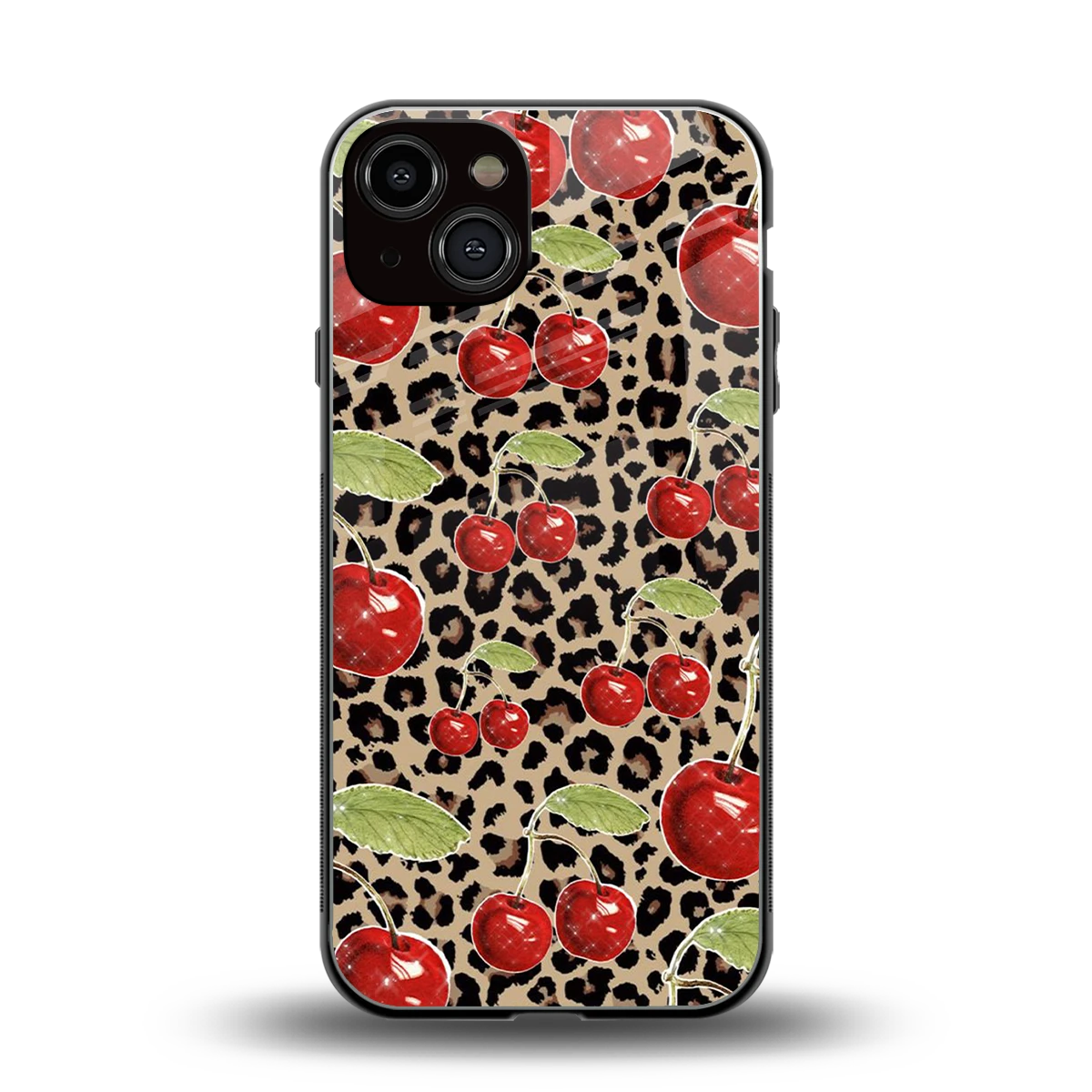 Wild Cherries back phone cover | glass case for iphone 13
