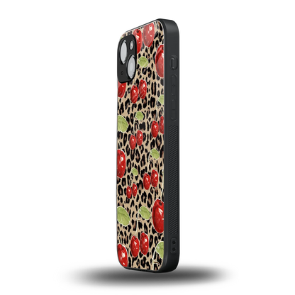 Wild Cherries iphone 13 mobile cover | shockproof glass phone case