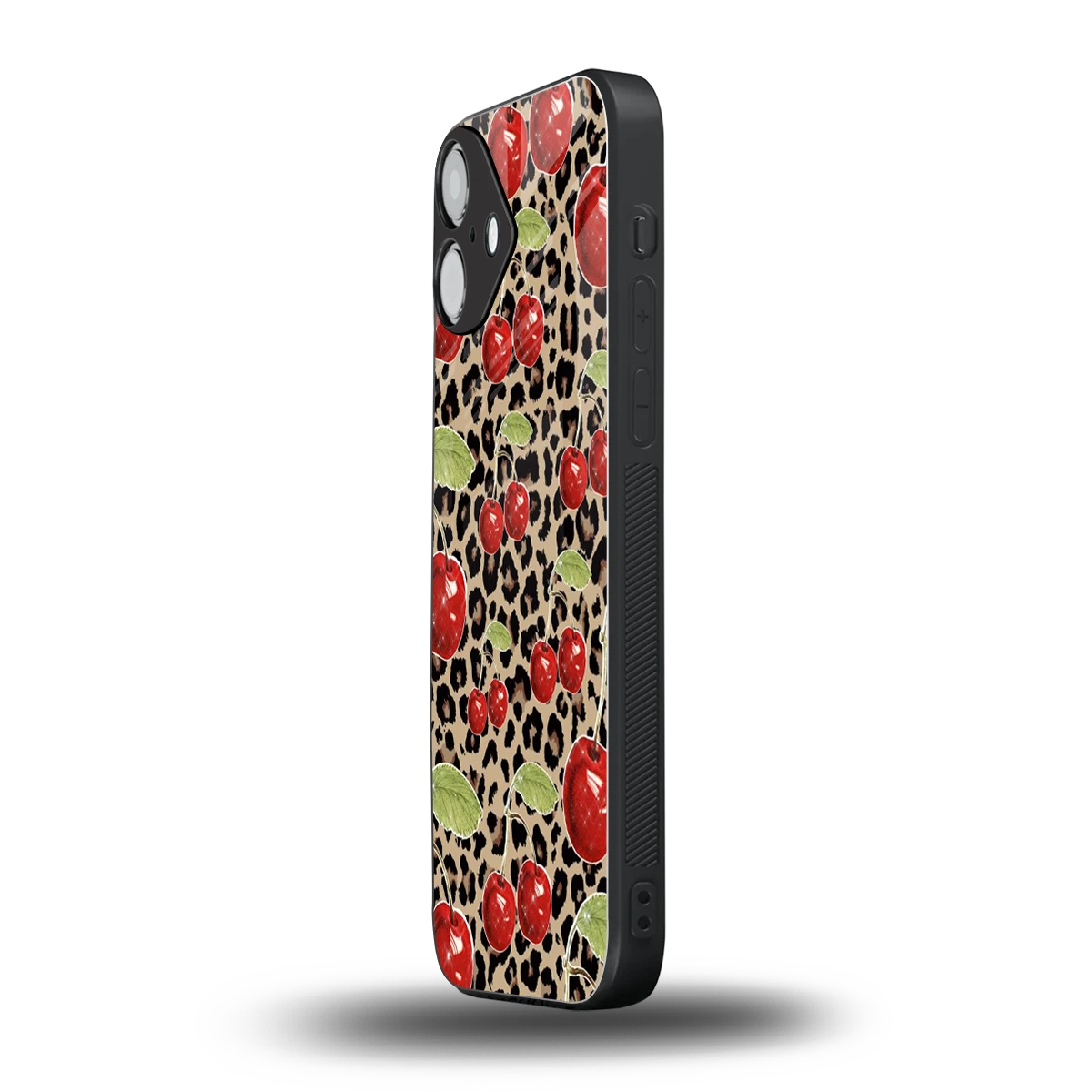 Wild Cherries iphone 16 plus mobile cover | shockproof glass phone case