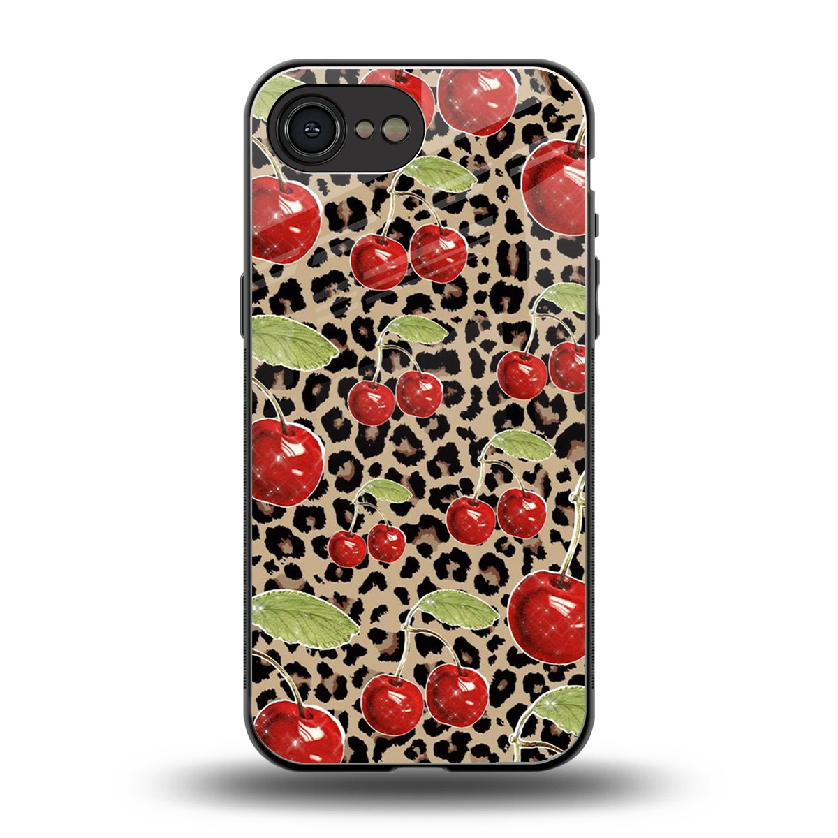Wild Cherries back phone cover | glass case for iphone 17e