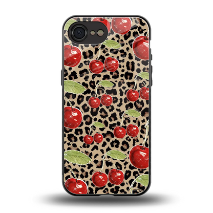 Wild Cherries back phone cover | glass case for iphone 17e