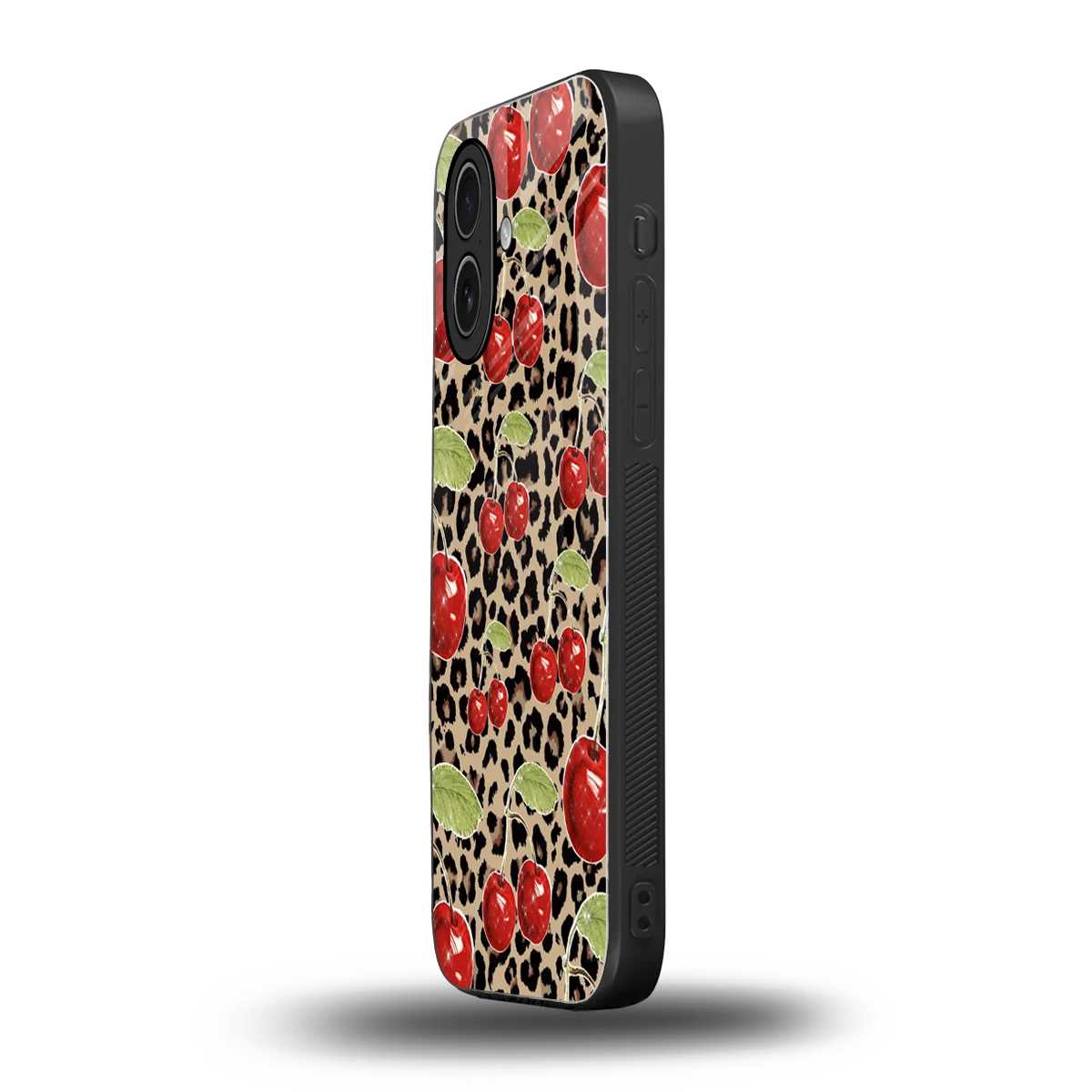 Wild Cherries iphone 17 mobile cover | shockproof glass phone case