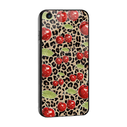 Wild Cherries sleek iphone 6 cover with tempered glass back and TPU edges