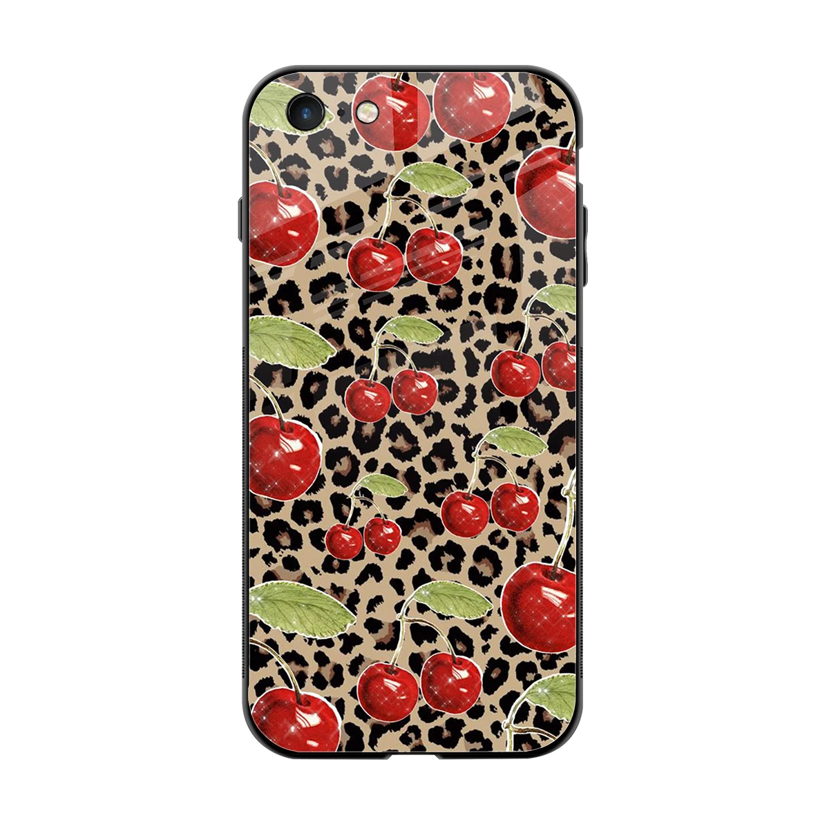 Wild Cherries back phone cover | glass case for iphone 6