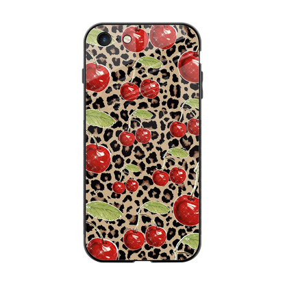 Wild Cherries back phone cover | glass case for iphone 7