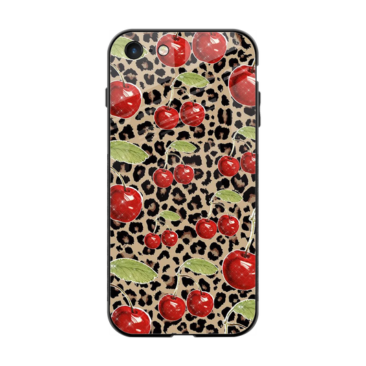 Wild Cherries back phone cover | glass case for iphone 7