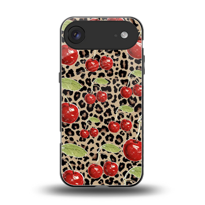 Wild Cherries back phone cover | glass case for iphone air