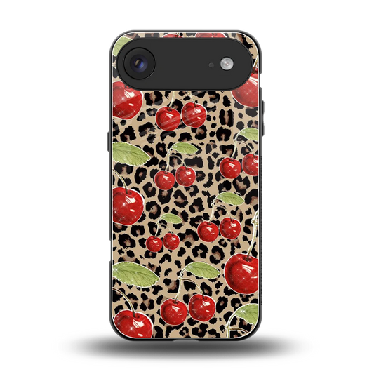 Wild Cherries back phone cover | glass case for iphone air