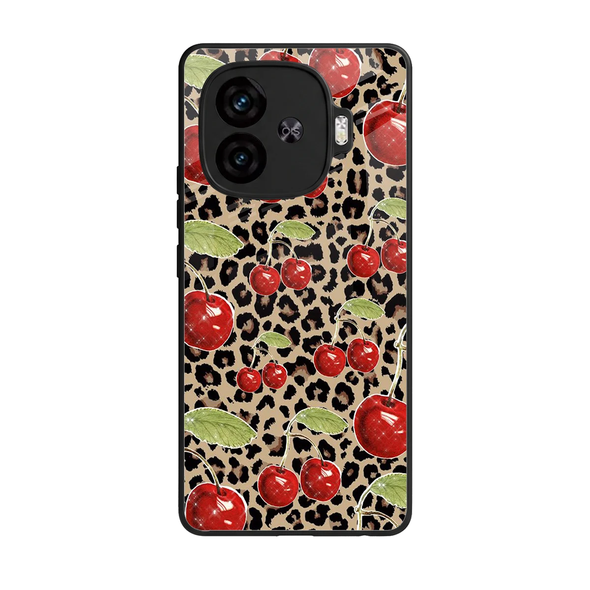 Wild Cherries back phone cover | glass case for iqoo neo 10r 5g