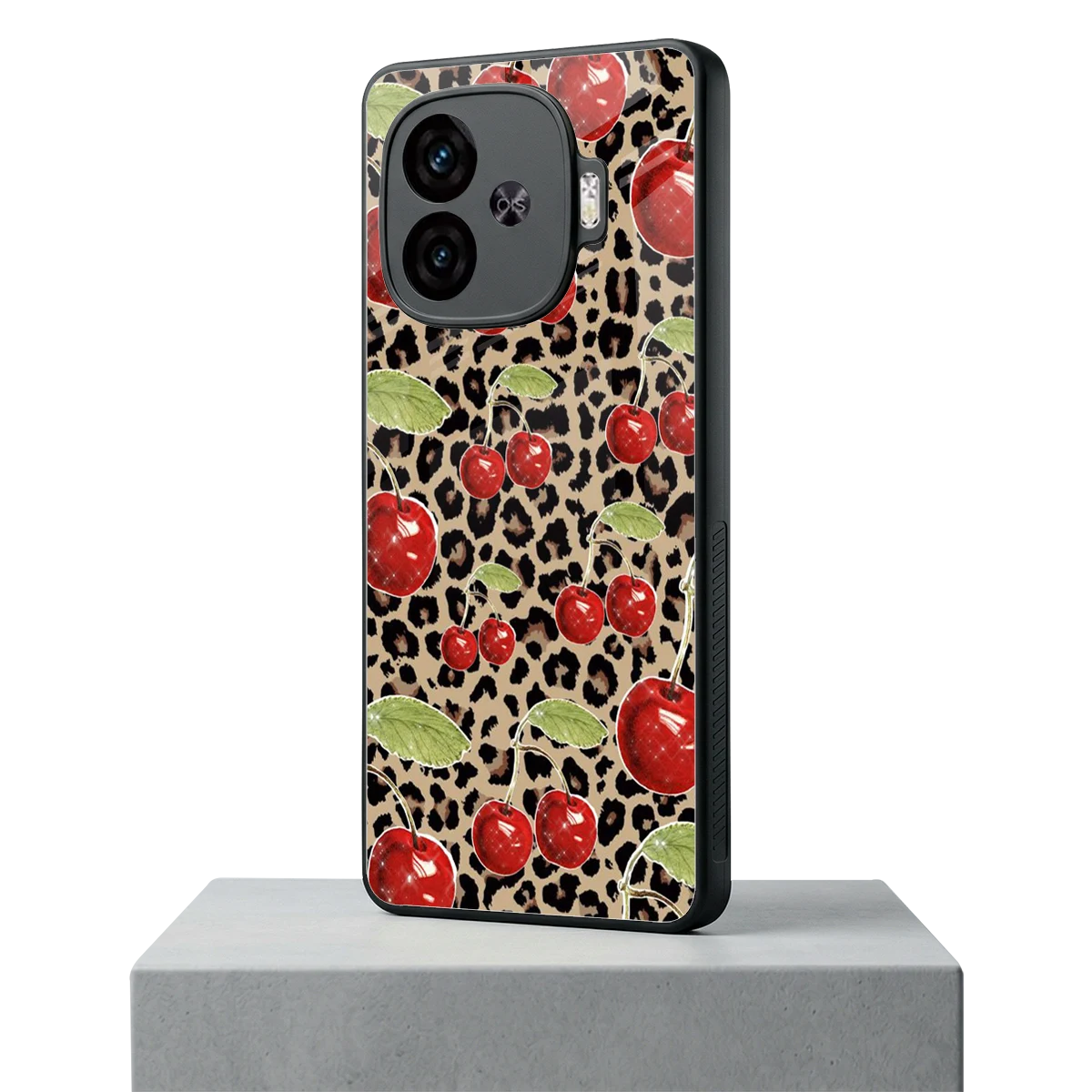 Wild Cherries iqoo neo 10r 5g mobile cover | shockproof glass phone case