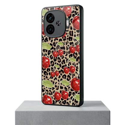 Wild Cherries iqoo neo 10r 5g mobile cover | shockproof glass phone case