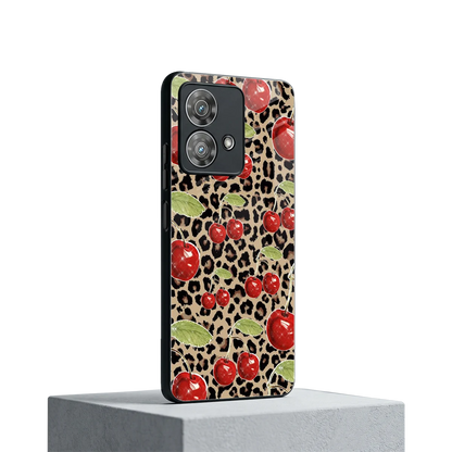 Wild Cherries motorola edge 40 neo 5g mobile cover | shockproof glass phone case