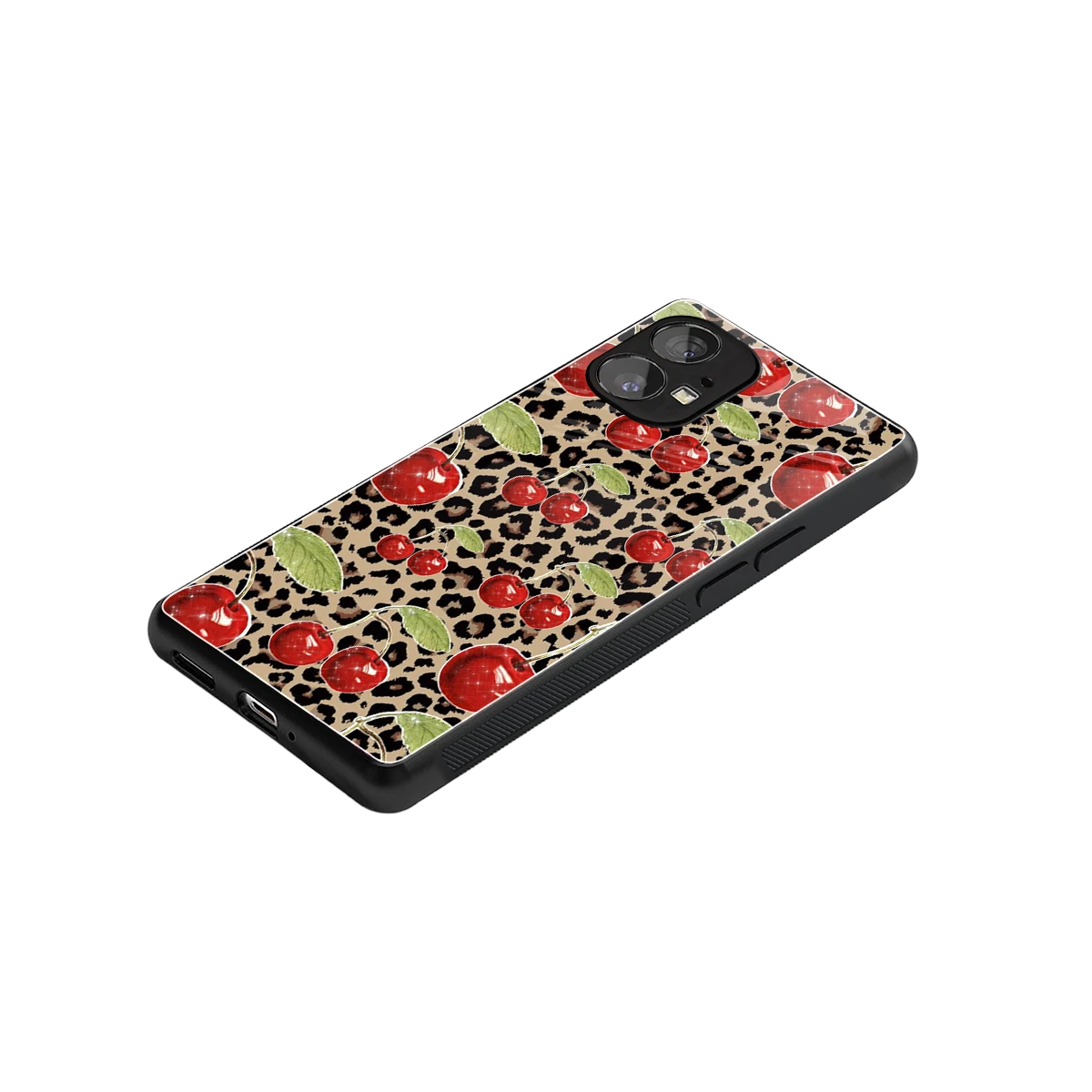 Wild Cherries stylish phone case for nothing phone 1 | glossy glass and slim fit