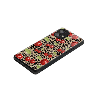 Wild Cherries stylish phone case for nothing phone 1 | glossy glass and slim fit