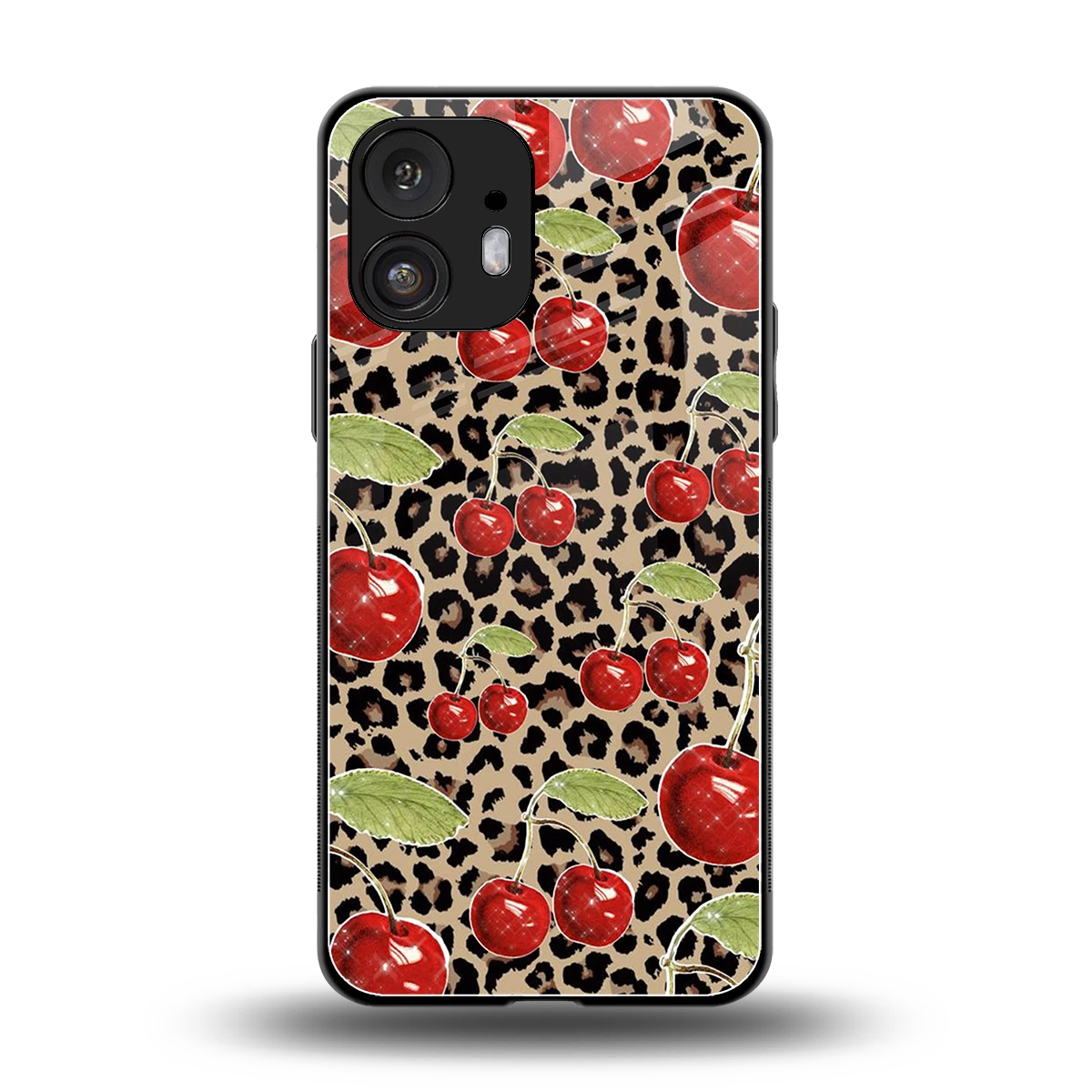 Wild Cherries back phone cover | glass case for nothing phone 2