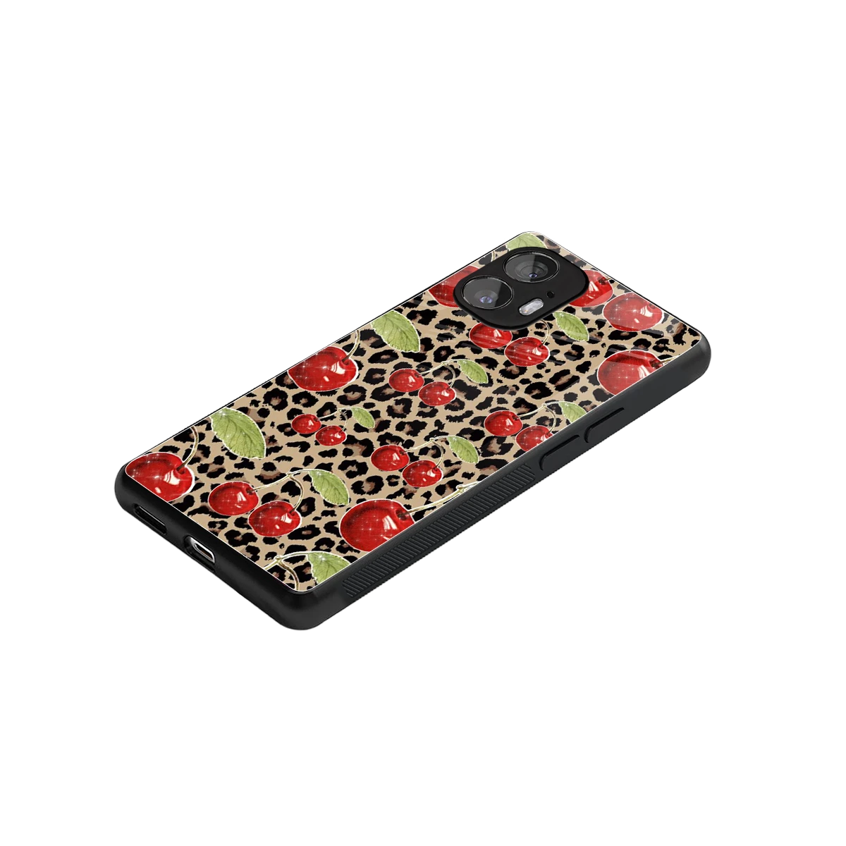Wild Cherries stylish phone case for nothing phone 2 | glossy glass and slim fit