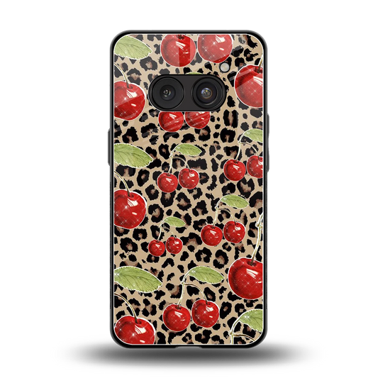 Wild Cherries back phone cover | glass case for nothing phone 2a plus