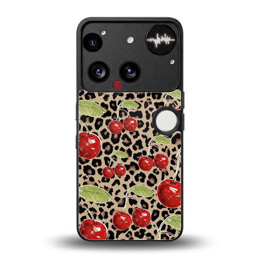 Wild Cherries back phone cover | glass case for nothing phone 3