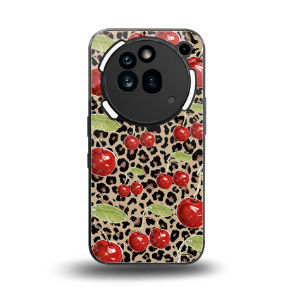 Wild Cherries back phone cover | glass case for nothing phone 3a pro