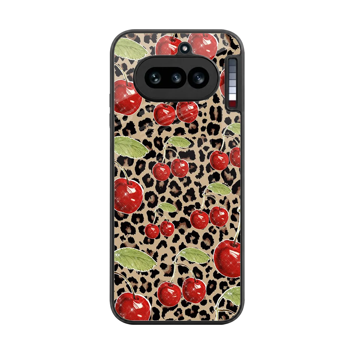 Wild Cherries back phone cover | glass case for nothing phone 4a