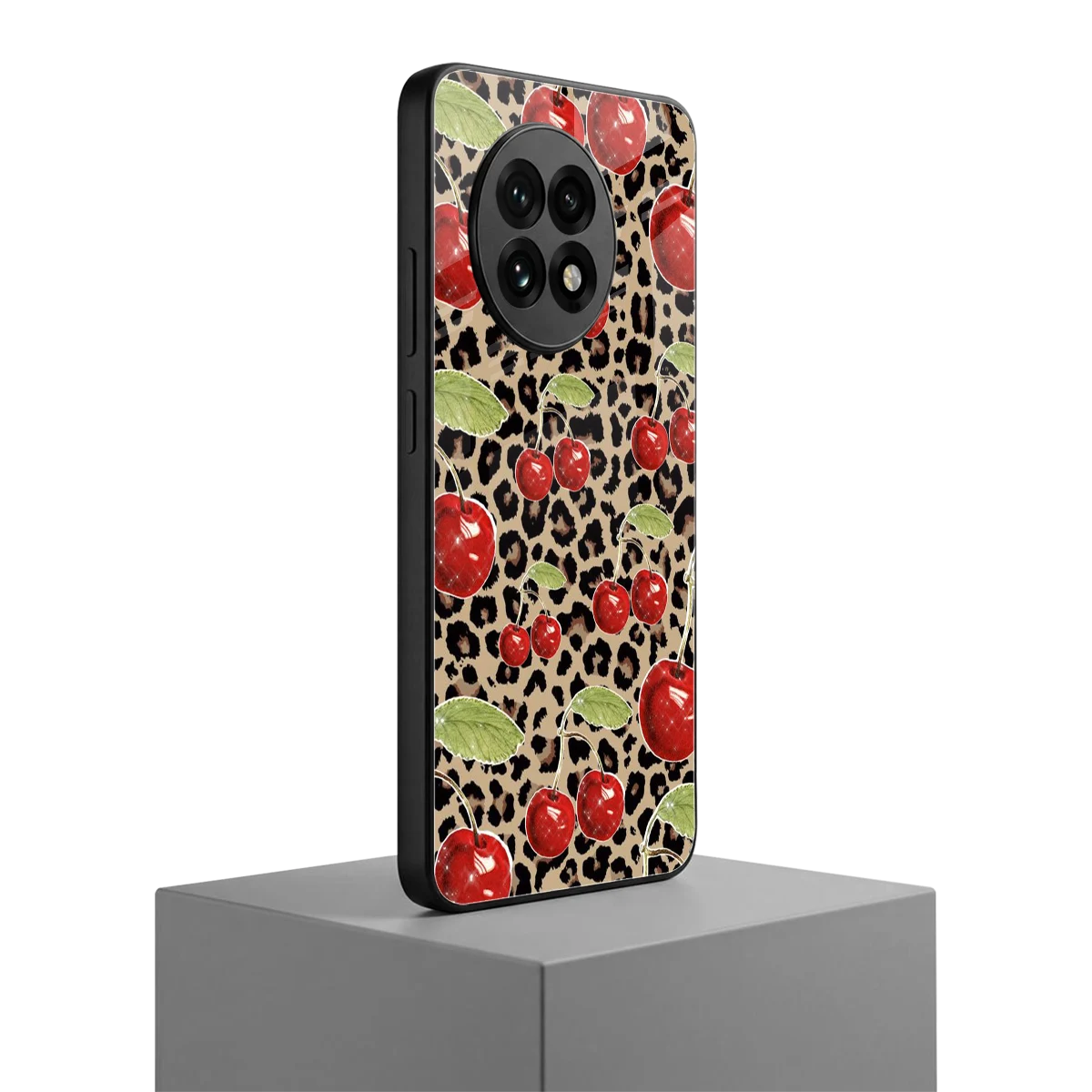 Wild Cherries oneplus 13r mobile cover | shockproof glass phone case