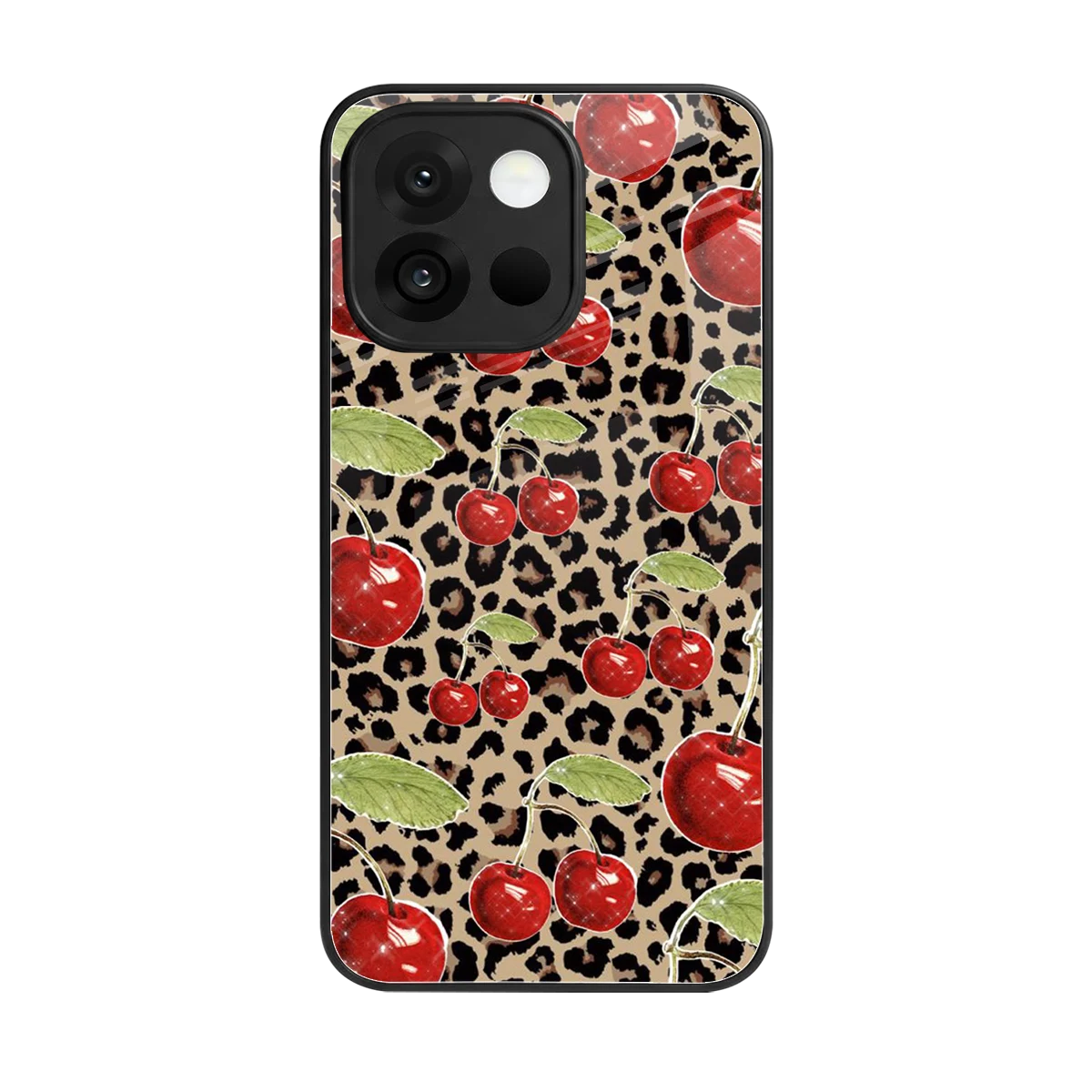 Wild Cherries back phone cover | glass case for oneplus 13s