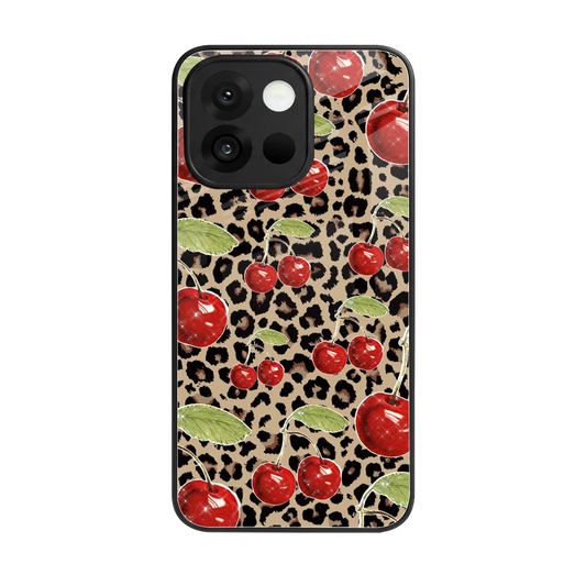 Wild Cherries back phone cover | glass case for oneplus 13s