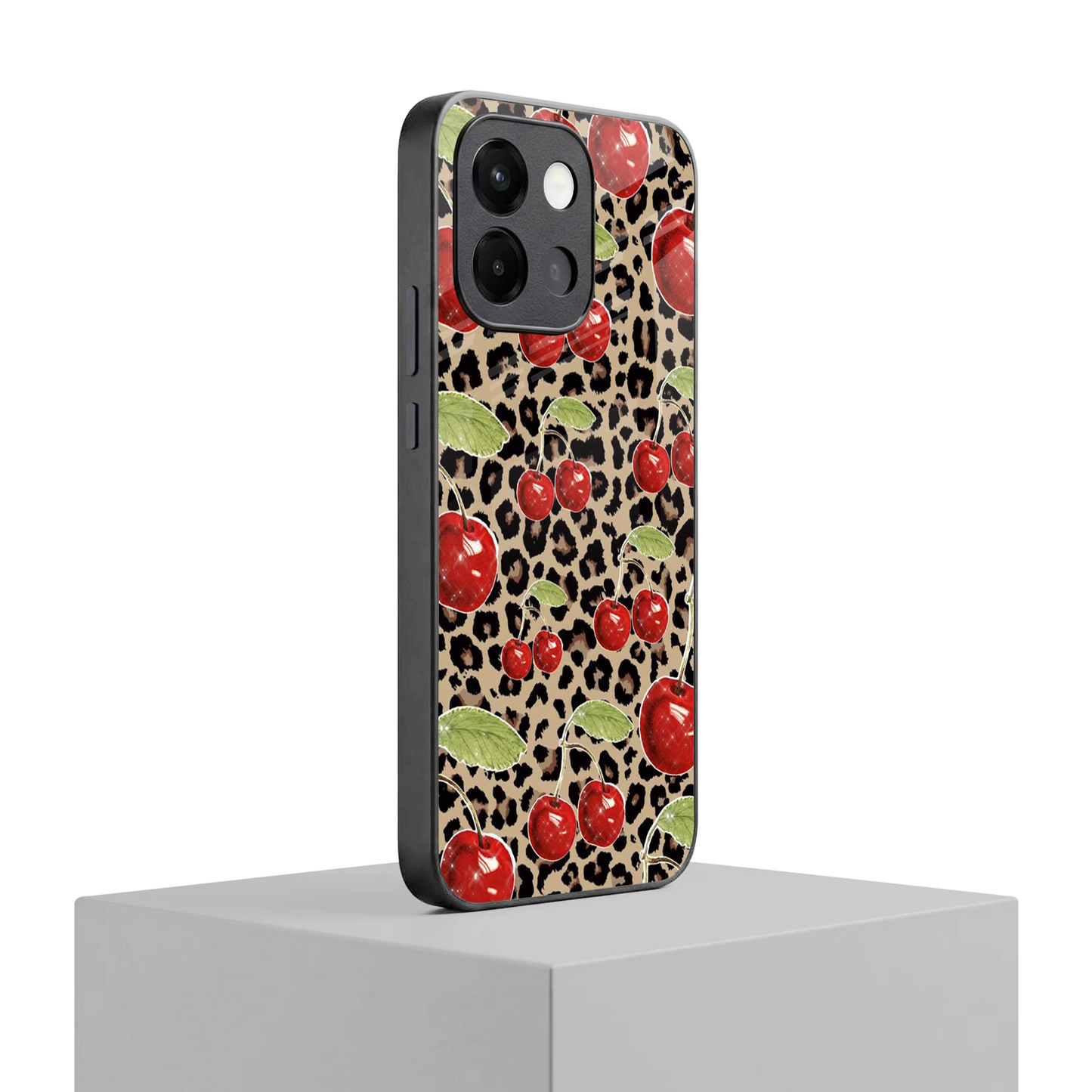 Wild Cherries oneplus 13s mobile cover | shockproof glass phone case