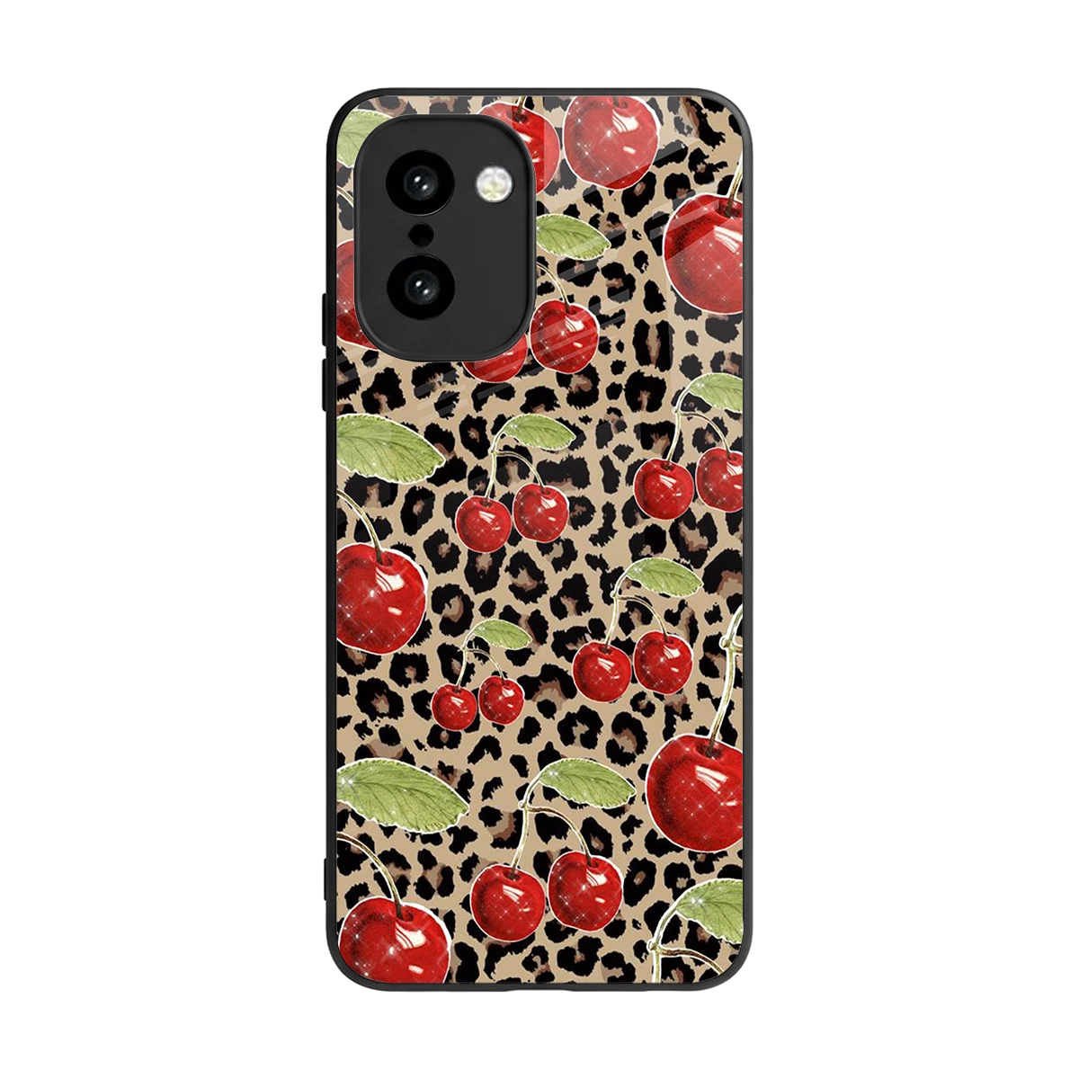 Wild Cherries back phone cover | glass case for oneplus 15r