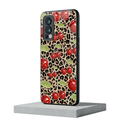 Wild Cherries oneplus nord 2 mobile cover | shockproof glass phone case