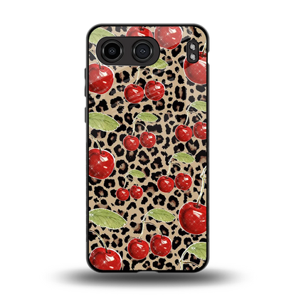 Wild Cherries back phone cover | glass case for oneplus nord 4