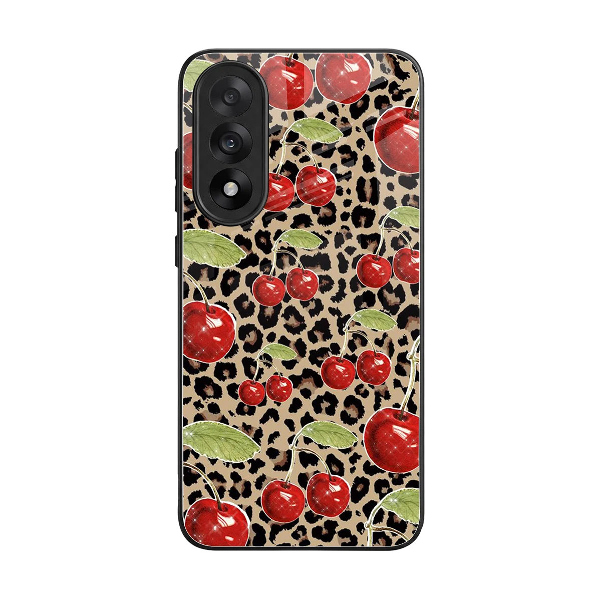 Wild Cherries back phone cover | glass case for oneplus nord 5
