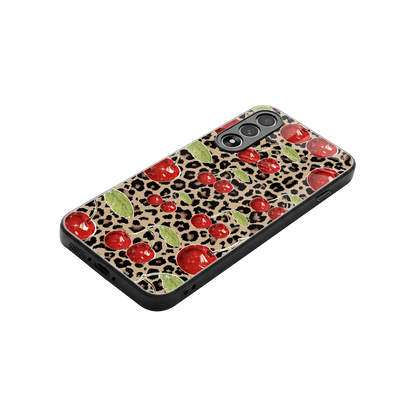 Wild Cherries stylish phone case for oneplus nord 5 | glossy glass and slim fit