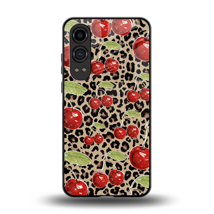 Wild Cherries back phone cover | glass case for oneplus nord ce 4 lite