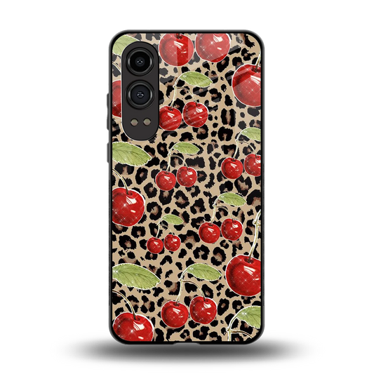 Wild Cherries back phone cover | glass case for oneplus nord ce 4 lite