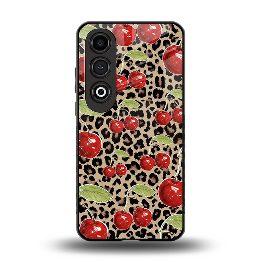 Wild Cherries back phone cover | glass case for oneplus nord ce 4