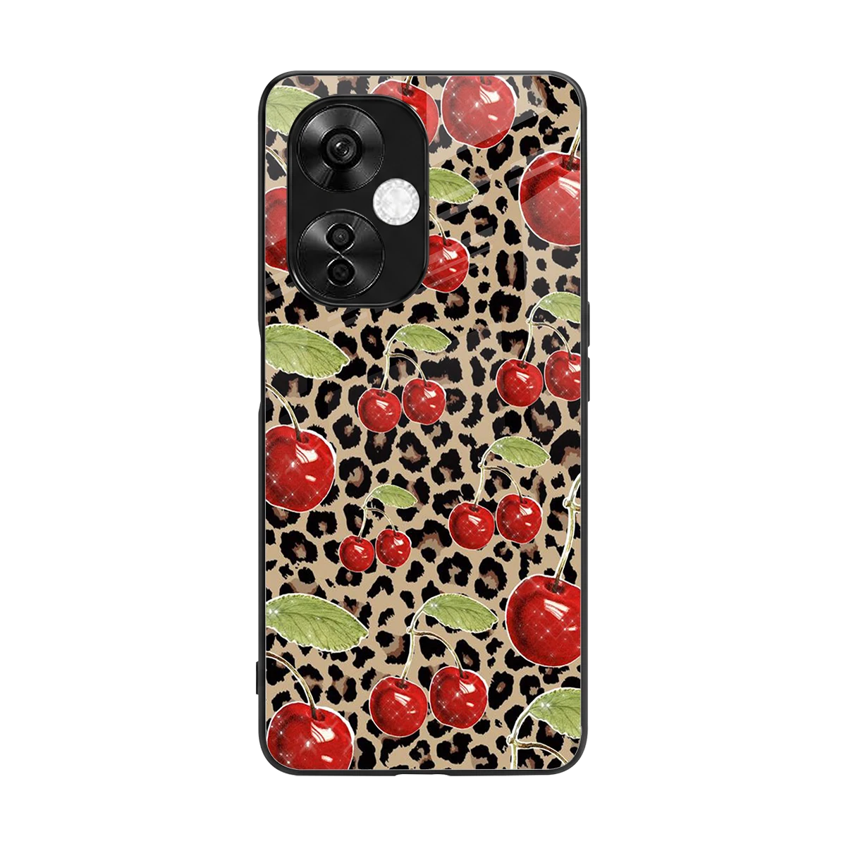 Wild Cherries back phone cover | glass case for oneplus nord ce 3 lite