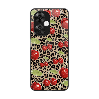 Wild Cherries back phone cover | glass case for oneplus nord ce 3 lite