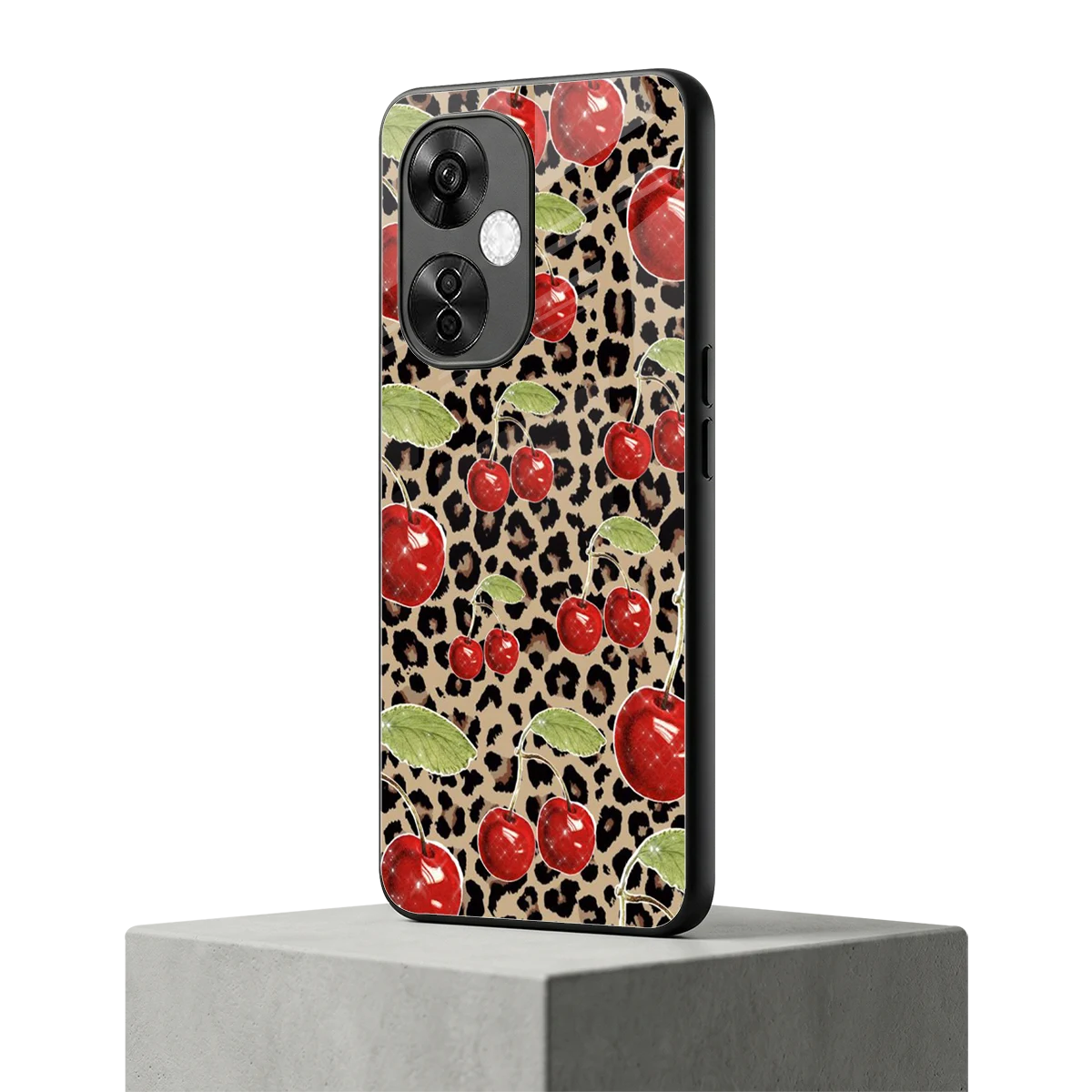 Wild Cherries oneplus nord ce 3 lite mobile cover | shockproof glass phone case