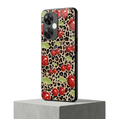 Wild Cherries oneplus nord ce 3 lite mobile cover | shockproof glass phone case