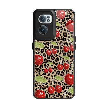 Wild Cherries back phone cover | glass case for oneplus nord ce 2