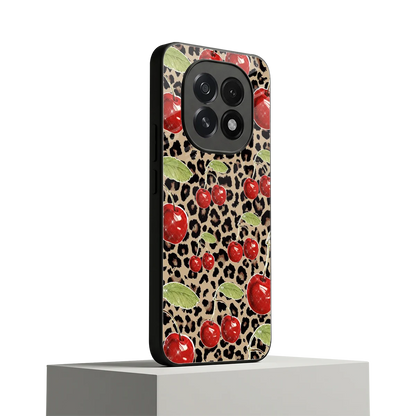 Wild Cherries oppo f29 5g mobile cover | shockproof glass phone case