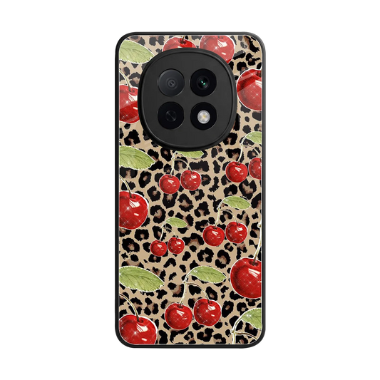 Wild Cherries back phone cover | glass case for oppo f29 pro 5g
