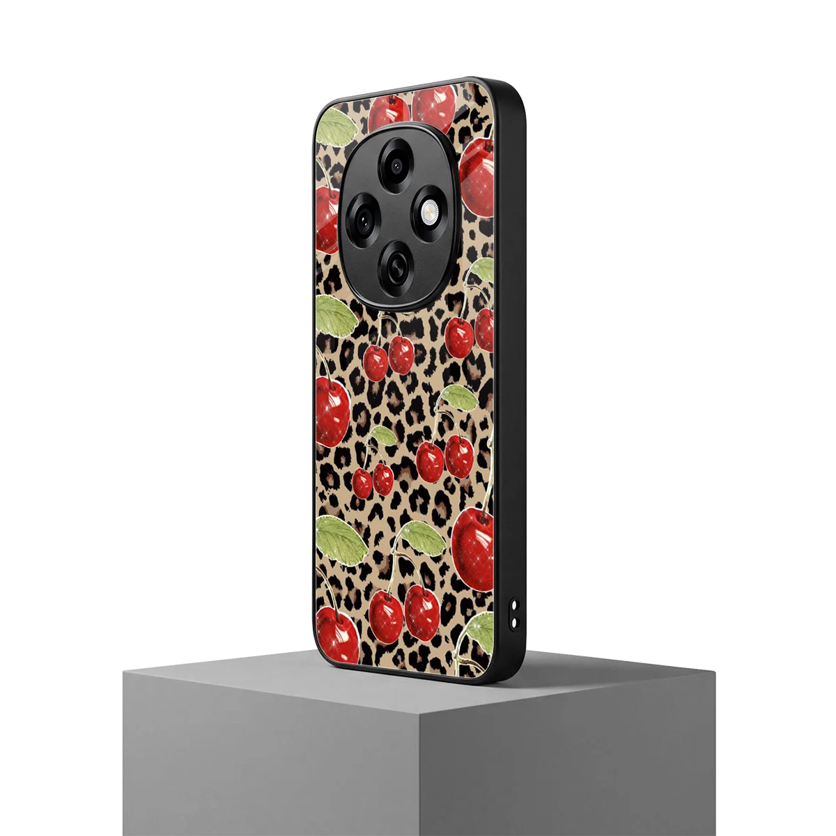 Wild Cherries oppo f31 pro 5g mobile cover | shockproof glass phone case