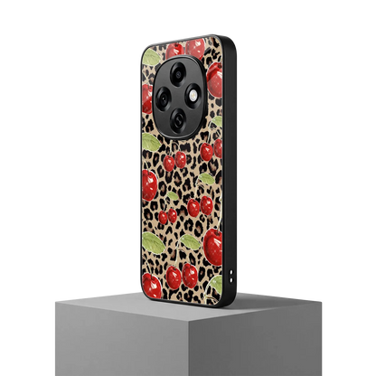 Wild Cherries oppo f31 pro 5g mobile cover | shockproof glass phone case