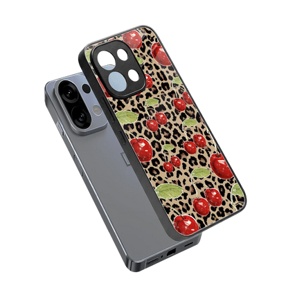 Wild Cherries sleek oppo k13 5g cover with tempered glass back and TPU edges