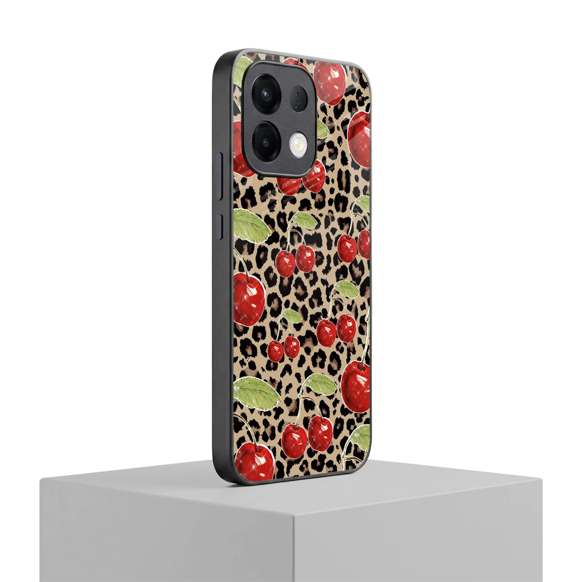 Wild Cherries oppo k13 5g mobile cover | shockproof glass phone case