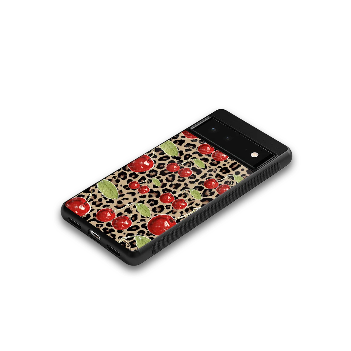 Wild Cherries google pixel 6a mobile cover | shockproof glass phone case